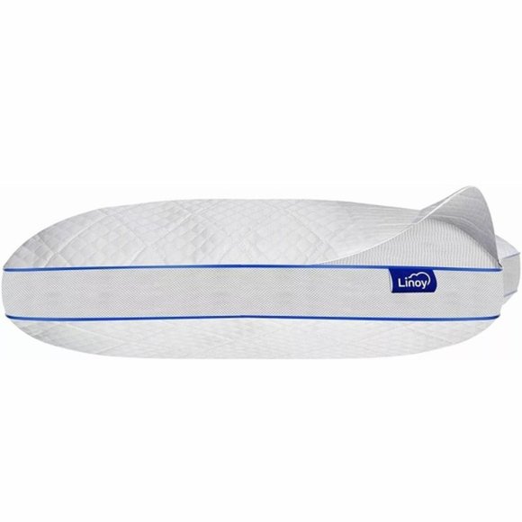 Queen Ventilated Gel Infused Memory Foam Pillow - Picture 2 of 3